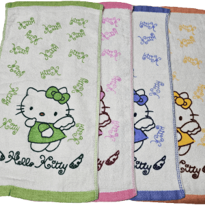 Kitty Long Face Towel